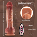 MASK Bloodshot 9 Vibrating 3 Thrusting Swinging Heating Lifelike Dildo 8.66 Inch