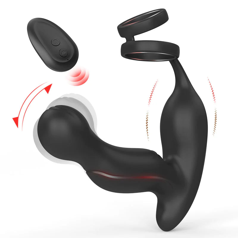 homeade male sex toys Optimale P-Curve Vibrating Prostate Massager & Wireless Anal Vibrator