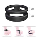 S-HANDE Silicone Erection Enhancing Dual Penis Ring