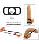 1.1-Inch Stamina Trainer Erection Enhancer 4 Separated Penis Ring - Lusty Time
