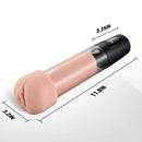 Lustytime 2 in 1 LCD Masturbator Penis Pump - Lusty Time