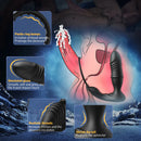 Murphy-APP/Controller & 9-Telescopic / Vibration & Penis Ring Locking Prostate Massager - Lusty Time