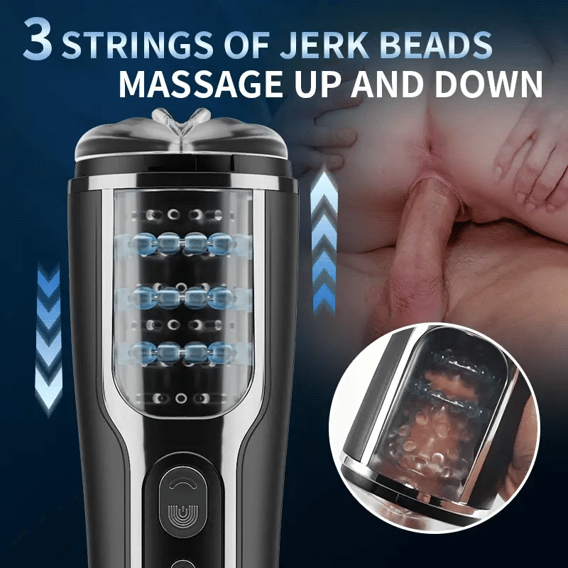 Fenia - 66 Massage Rollers Thrusting Vibrating Masturbator