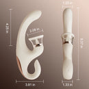 Clitoral Arousal Tongue Licking Suction Vibration Triple Stimulation Vibrators