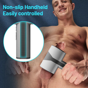 Raiden - Automatic 5 Telescopic Rotation 7 Vibrations Handheld Male Masturbation Cup