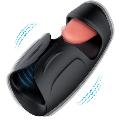 Explorer - Licking Vibrating 2-In-1 Adjustable Male Glans Trainer