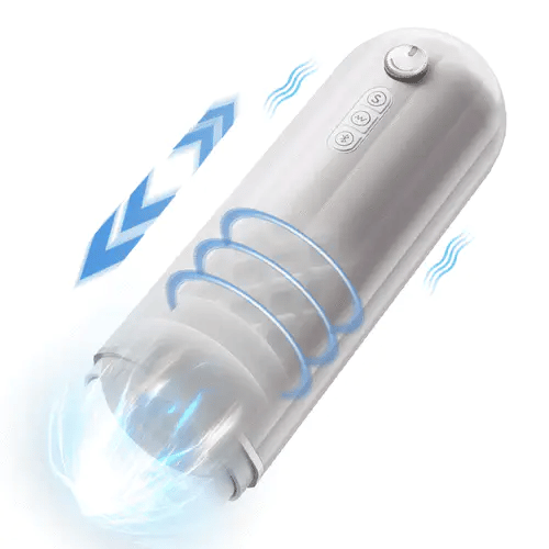Bluetooth Stepless Adjusting Thrusting Heating Male Masturbator