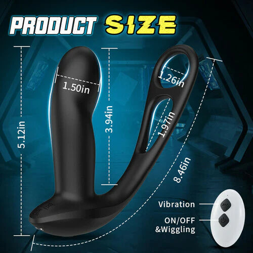 Lustytime - Vibrating Wiggling Prostate Massager