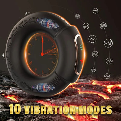 Heating Cock & 10 Vibration Modes & Delay Ejaculation