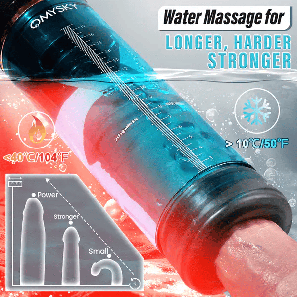 6-Frequency Water Spa 6-Mode Sucking Penis Enlargement Pump