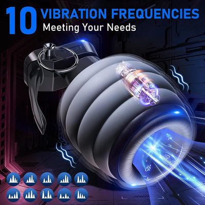 Hurricane - Training & Massage & MASTURBATOR 10 Frequency Vibration