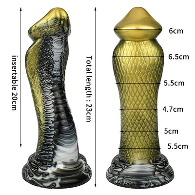 Snake Large Monster Dildo With Strong Suction Cup