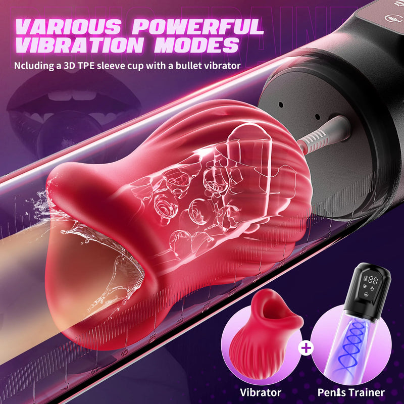 LAGOON App Control 2 in 1 Male Masturbation Penis Pumps