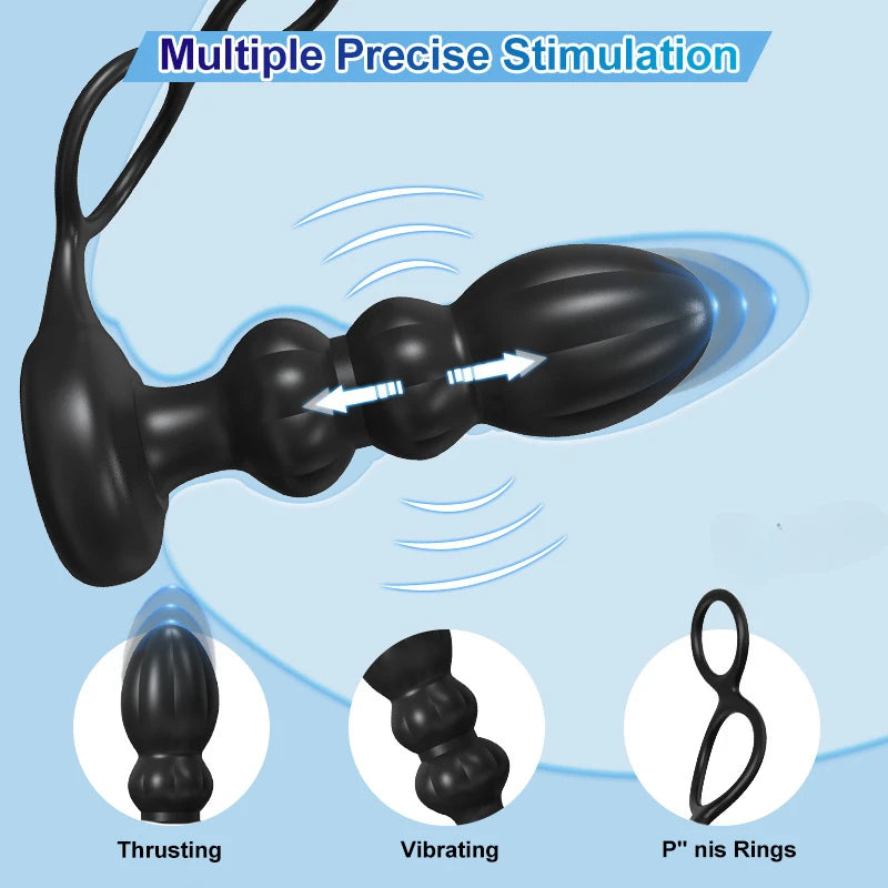 JACK Strong Vibrating Prostate Massager for Enhanced Pleasure