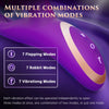 Unique 3 in 1 Multiple Stimulation female G-Spot Vibrator Toy