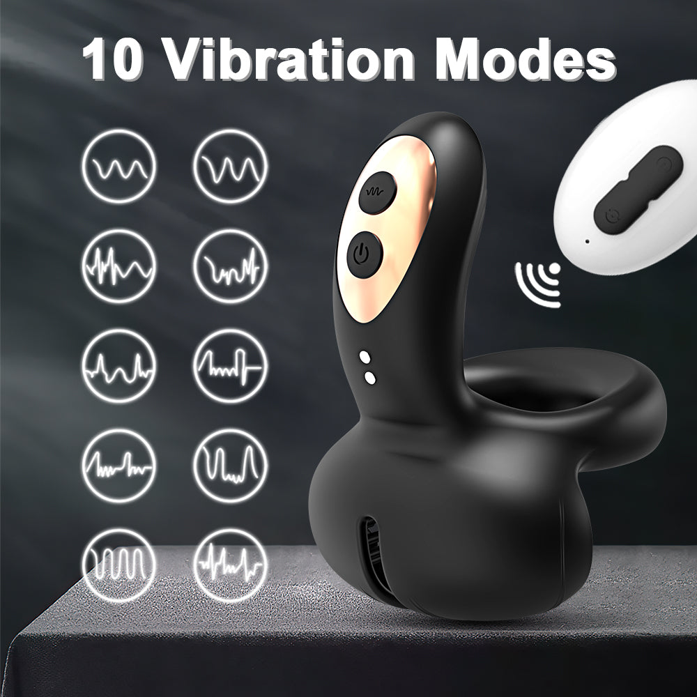 Ultimate Pleasure with our 4-in-1 Vibrating Cock Ring - Lusty Time