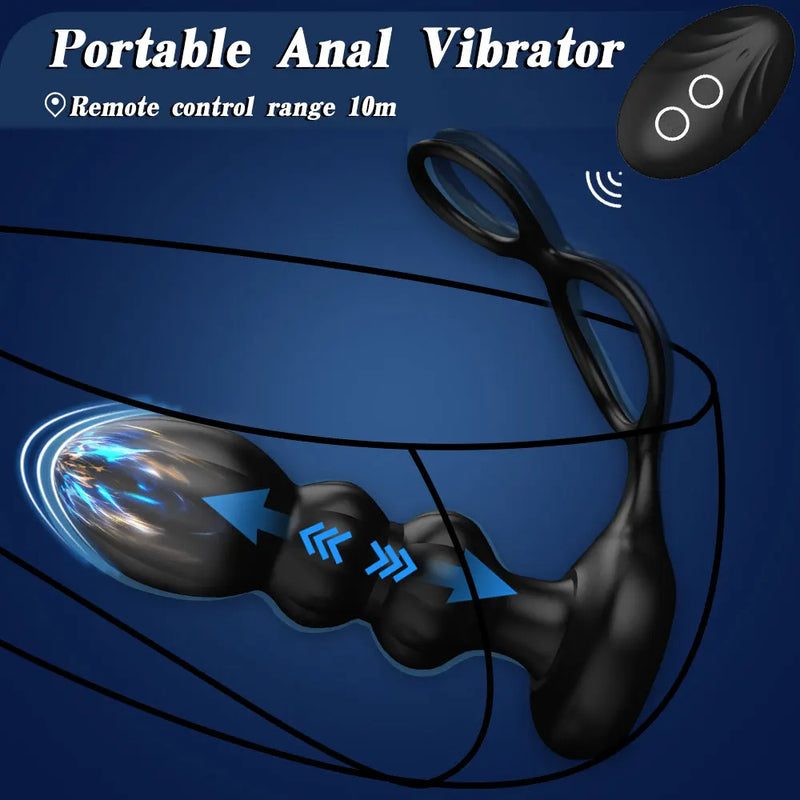 JACK Strong Vibrating Prostate Massager for Enhanced Pleasure