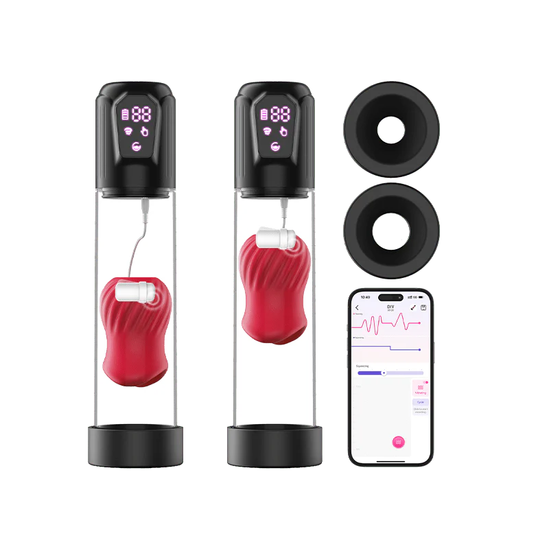 LAGOON App Control 2 in 1 Male Masturbation Penis Pumps