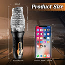 TORNADO-5 Rotating 10 Vibrating Transparent sleeve Free Shipping Male Masturbator