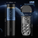 Elite Tornado 10 Thrusting Spinning Masturbation Cup with Suction Cup