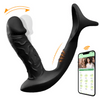 9 Wiggling & Vibrating App Control Anal Vibrator Penis Ring Prostate Massager