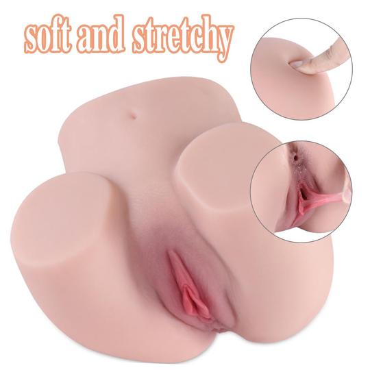4.36lb Garnet Swollen Pussy Dual Holes Doggy Style Charming Realistic Buttock - Lusty Time