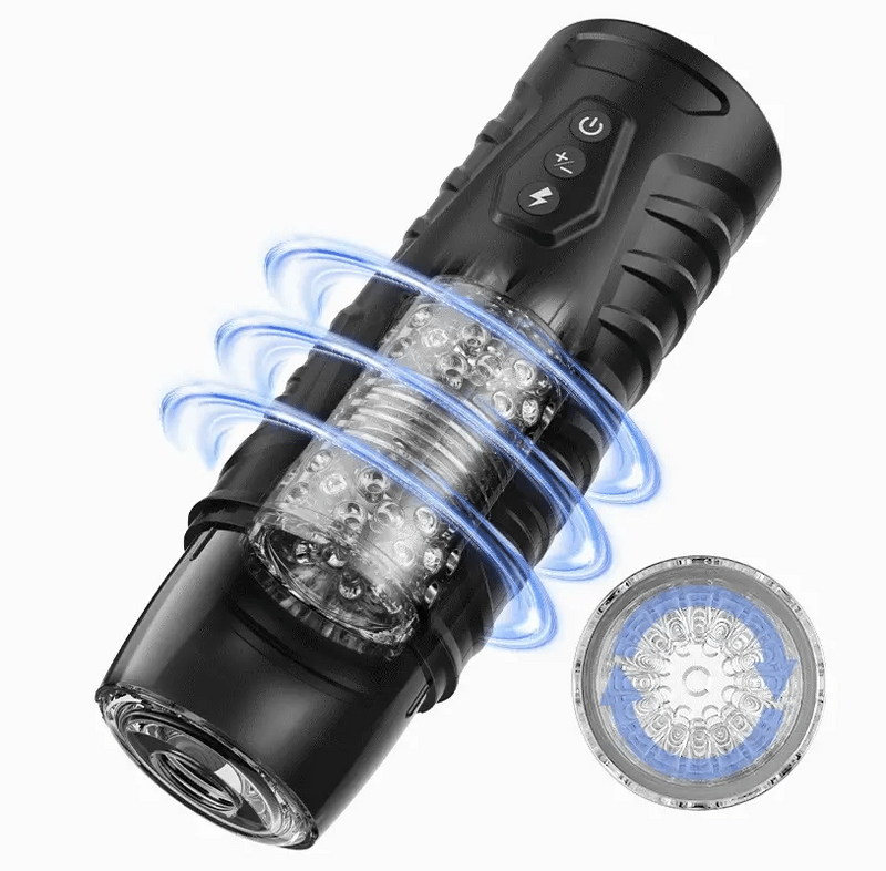Adam-7 Thrusting & Rotating Modes with Strong Suction Cup for Penis St Adam-7 Thrusting & Rotating Modes with Strong Suction Cup for Penis St