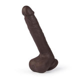 8.7-Inch Dark-Brown Remote Control Multifunctional Dildo - Lusty Time