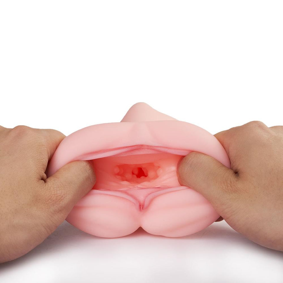 5.9” Virgin Vaginal Oral Sex Male Masturbator - Lusty Time