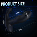 Black Panther 8-frequency Vibrating Bead-rotating Prostate Massager - Lusty Time
