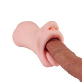 5.9” Virgin Vaginal Oral Sex Male Masturbator - Lusty Time