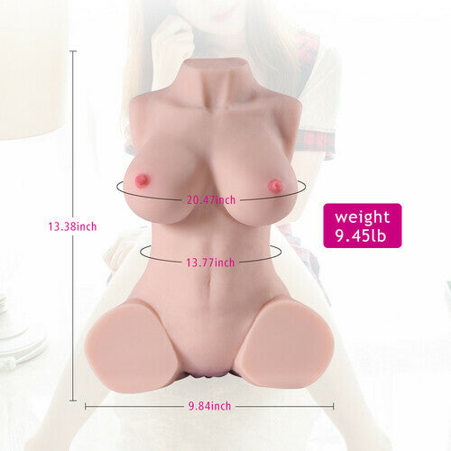 9Lb Lora Pink Nipples Sex Doll Torso