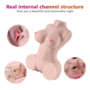 9Lb Lora Pink Nipples Sex Doll Torso - Lusty Time