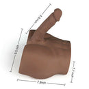 8.5lb Hunky Unisex Male Realistic Butt with Bendable Penis Anal Entry - Lusty Time