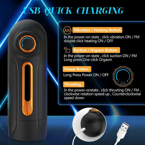 GALE 5 in 1 Automatic Knob Adjusting Male Masturbator GALE 5 in 1 Automatic Knob Adjusting Male Masturbator