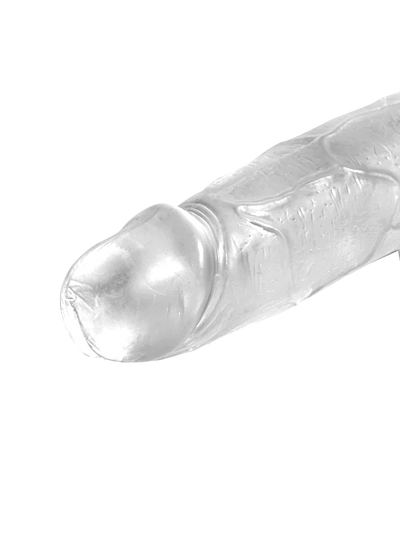 Realistic Transparent Strong Suction Cup Flexible 7 inch Dildo - Lusty Time