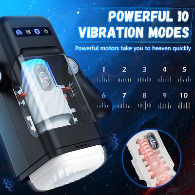 10 Thrusting & Vibration Modes Robot Male Masturbators Games Cup - Lusty Time