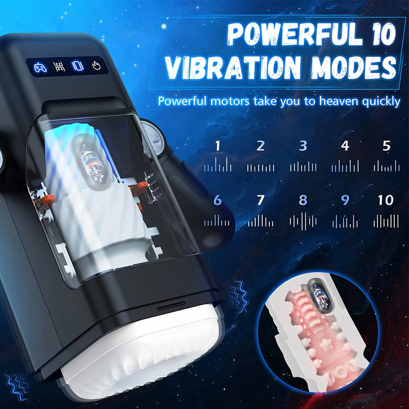 10 Thrusting & Vibration Modes Robot Male Masturbators Games Cup 10 Thrusting & Vibration Modes Robot Male Masturbators Games Cup