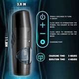 Telescoping Rotating 8 Modes Vision Window Masturbation Cup - Lusty Time