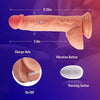 8.3-Inch 4 in 1 Thrusting Rotation Vibrating Heating Lifelike Dildo - Lusty Time