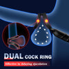 Lustytime 2 In 1 8 Thrusting 8 Vibration Cock Ring Anal Vibrator - Lusty Time