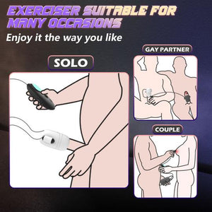 GALAKU 2 Interchangeable Sleeves 12*8 Vibrating Exerciser Masturbation Cup - Lusty Time