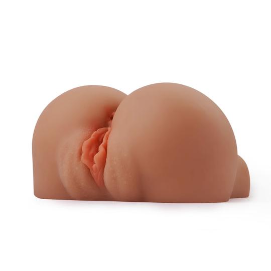 3.25lb Sex Proficient Rounded Butt Lustful Labia Realistic Masturbator in Sexy Brown - Lusty Time