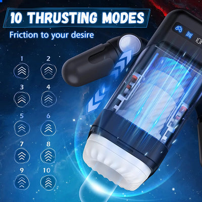 10 Thrusting & Vibration Modes Robot Male Masturbators Games Cup - Lusty Time