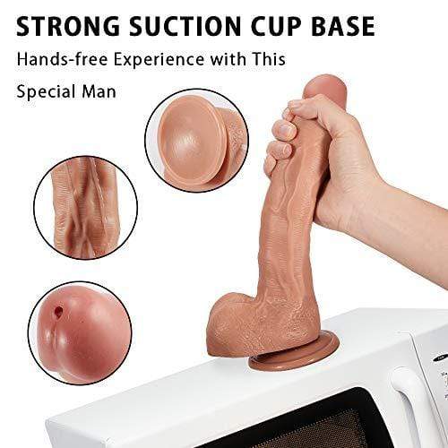 9.5-Inch Squirting G-spot Ejaculating Dildo with strong suction cup - Lusty Time