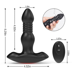 Lustytime 3 Thrusting 10 Vibration App Control Anal Prostate Massager - Lusty Time