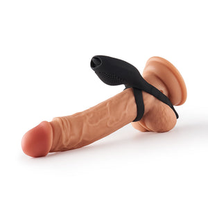10-Pattern Tongue-Licking Vibrating Penis Ring for Couple Play - Lusty Time