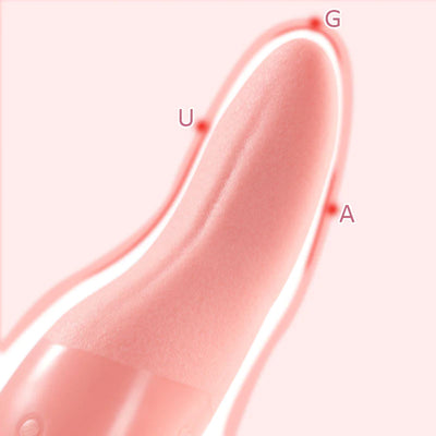 Clit Licking Tongue Vibrator with G Spot Stimulator - Lusty Time