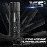 Adam-7 Thrusting & Rotating Modes with Strong Suction Cup for Penis Stimulation Male Masturbator Cup - Lusty Time