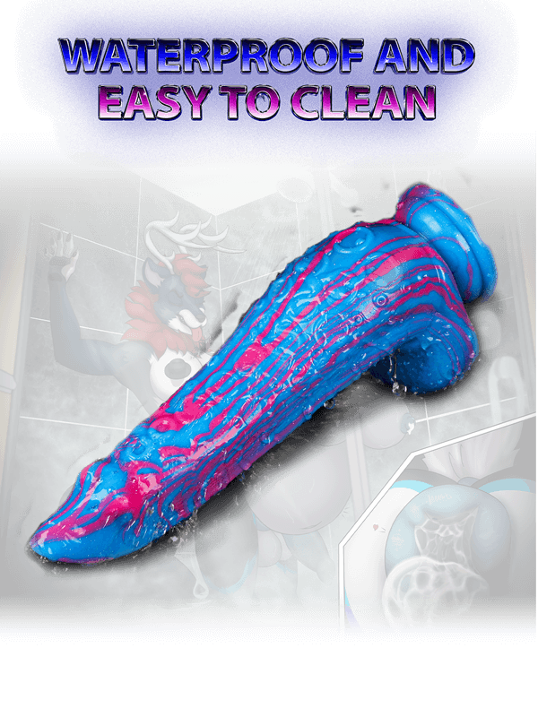 Realistic Silicone Colorful Monster Dildo MARS - Lusty Time